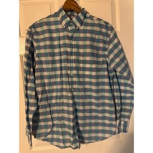 Baby Blue Izod Button Down 100% Cotton